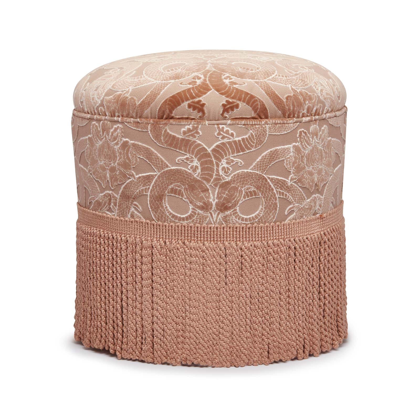 ANACONDA Cut-Velvet Bottoman  - Dusky Pink