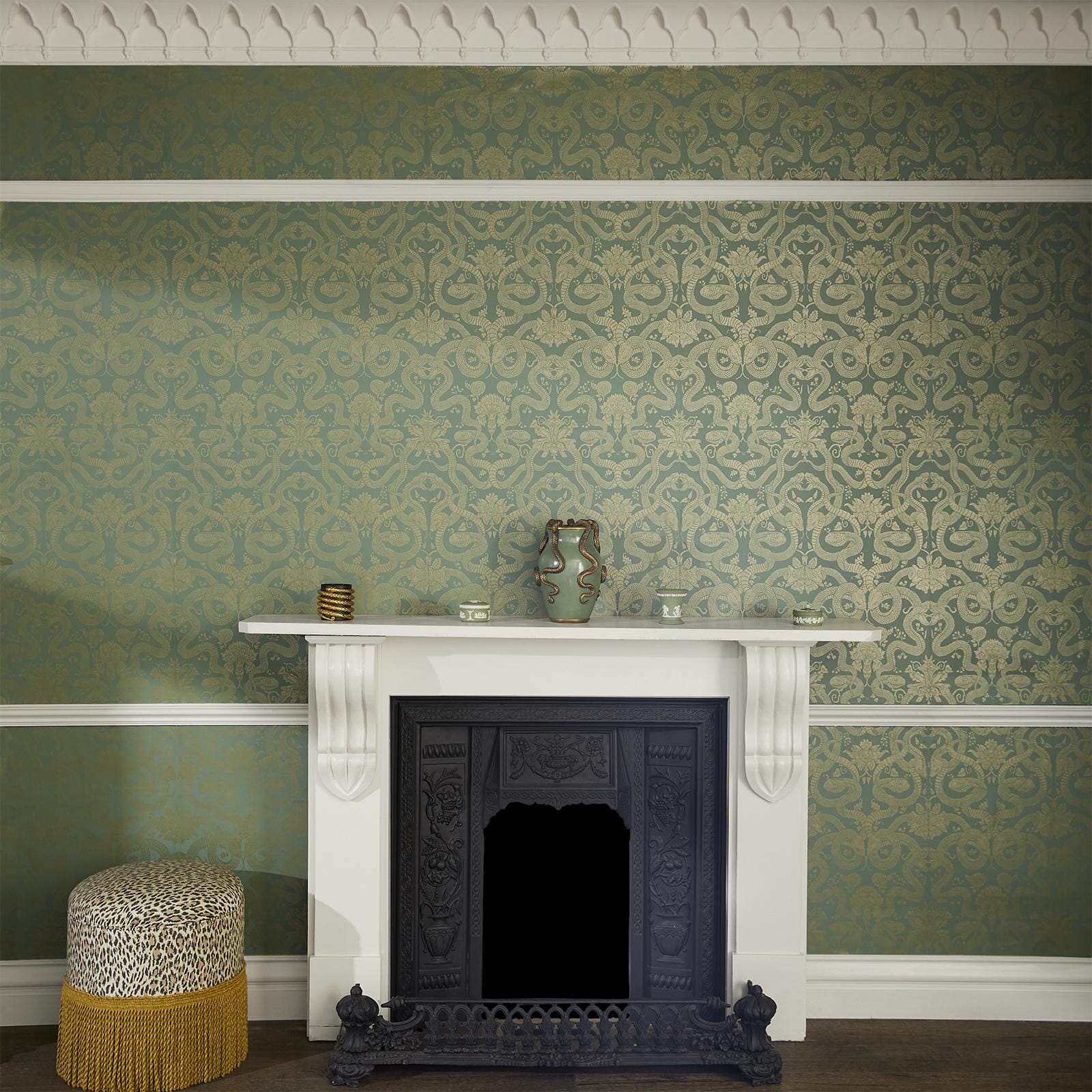 ANACONDA Traditional Wallpaper - Eucalyptus