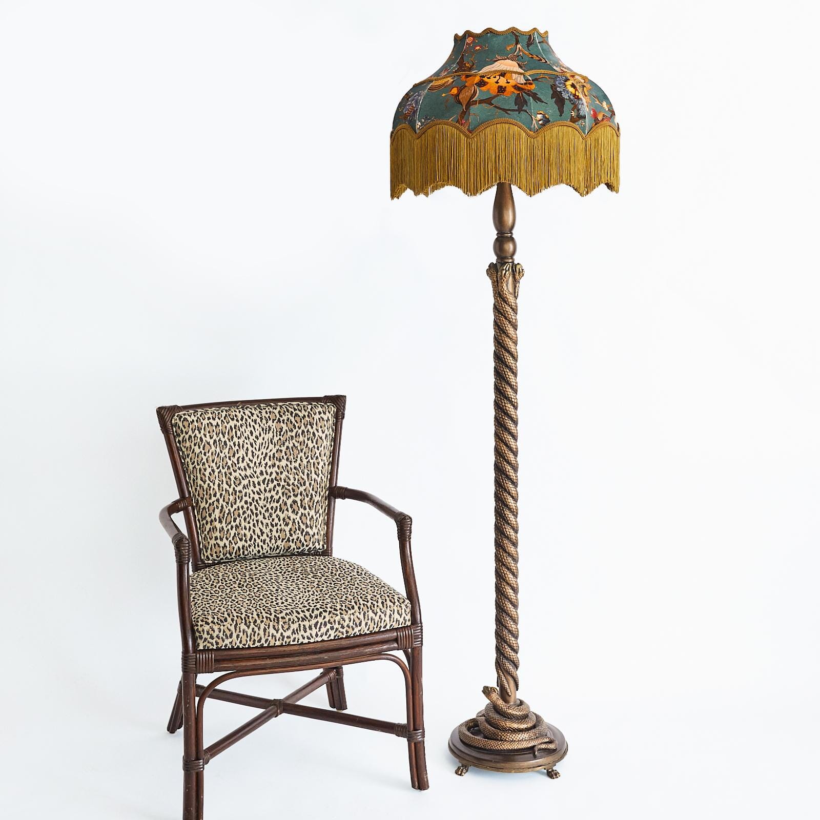 ARTEMIS Velvet Isabella Lampshade - Petrol