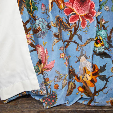 ARTEMIS Velvet Curtain - Azure secondary image