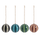 ARTIST'S STRIPE Baubles 4 pack - Multi