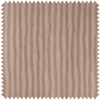 ARTIST'S STRIPE Cotton Linen - Sakura & Astrantia Sample