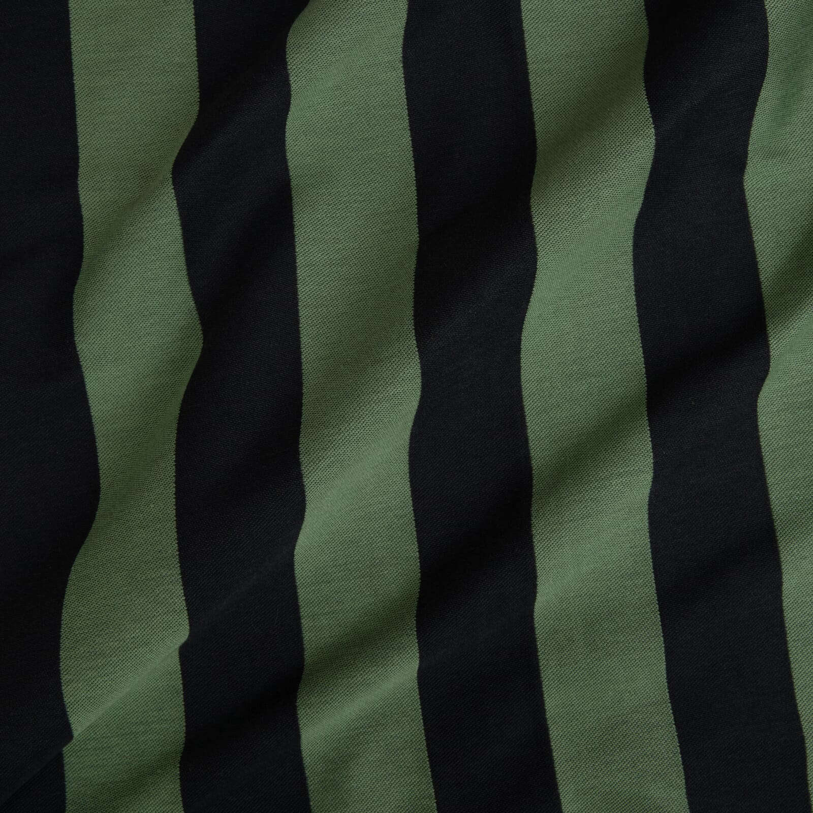 CAMELOT STRIPE Jacquard - Verdigris and Noir