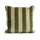 CAMELOT STRIPE Velvet Cushion - Juniper