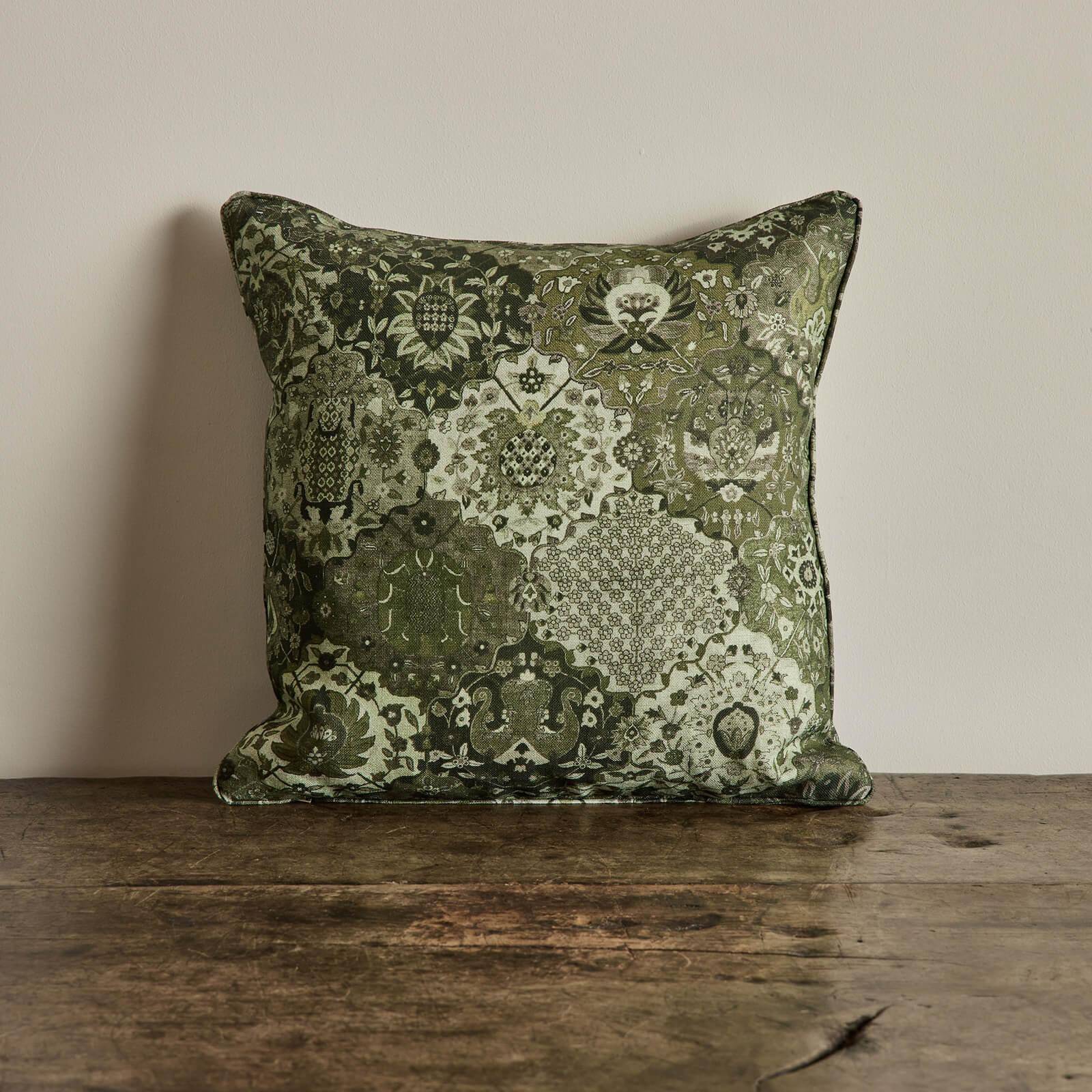 CASPAR Linen Cushion - Juniper