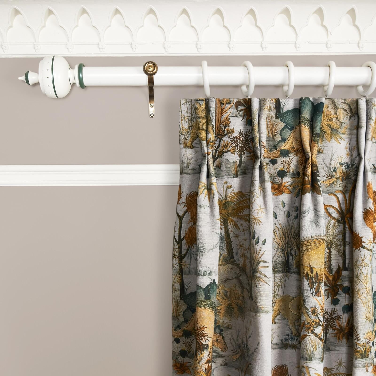 DINOSAURIA Cotton Linen Curtain - Dusk