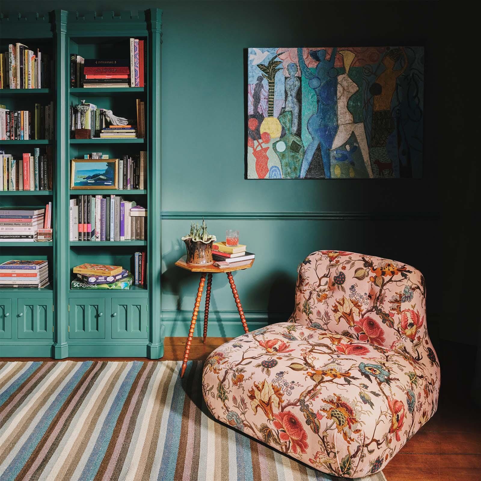 ARTEMIS Velvet Castle Chair - Blush