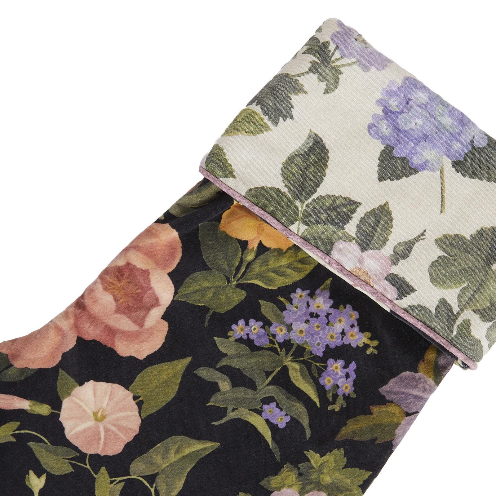 FLORALIA Velvet Stocking - Noir