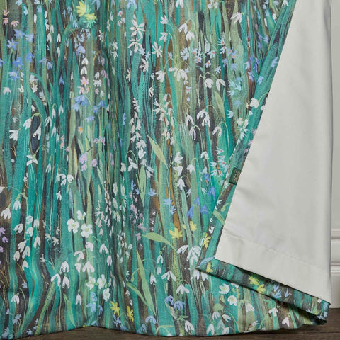 GALANTHI Cotton Linen Curtain - Viridis secondary image