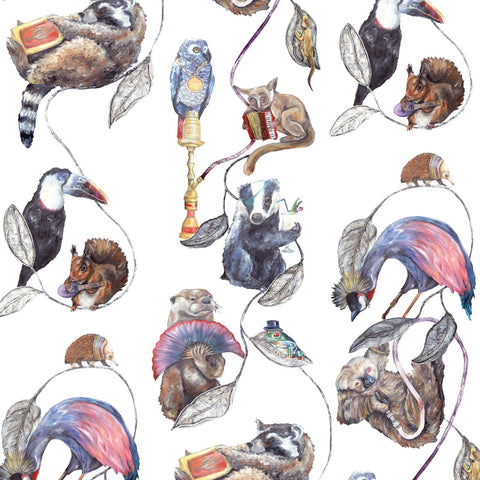 HACKNEY EMPIRE Wallpaper - White Sample
