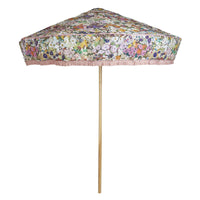 HOLLYHOCKS Parasol - Spring