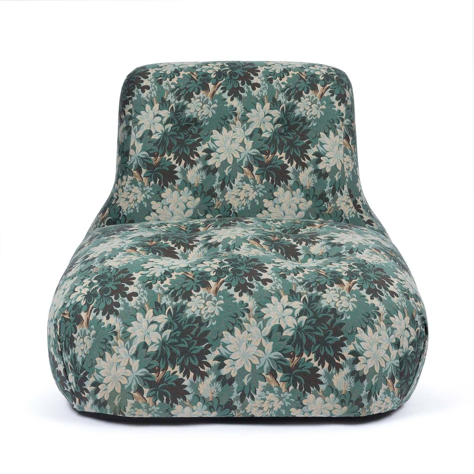 SILVA Jacquard Castle Chair - Cerulean