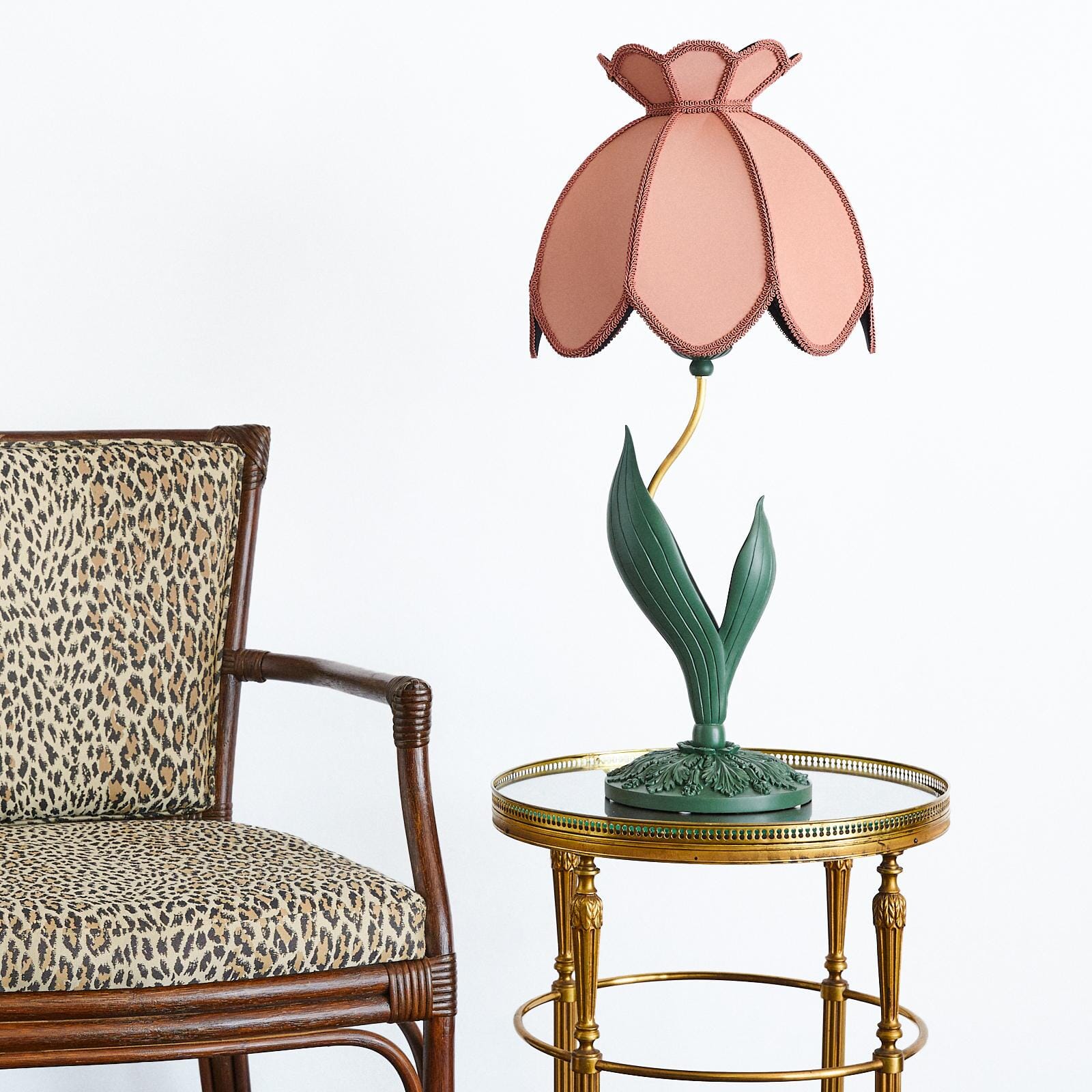 GALANTHUS Silk Table Lampshades - Tourmaline