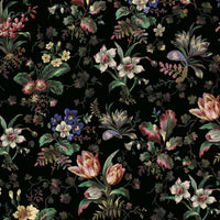 TULIPA Wallpaper - Onyx Sample