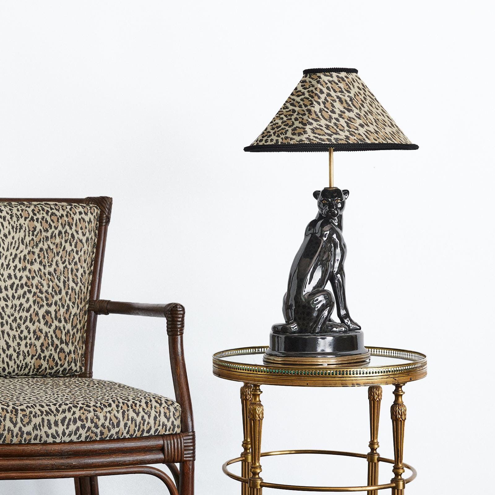 WILD CARD Jacquard Romily Lampshade - Butterscotch