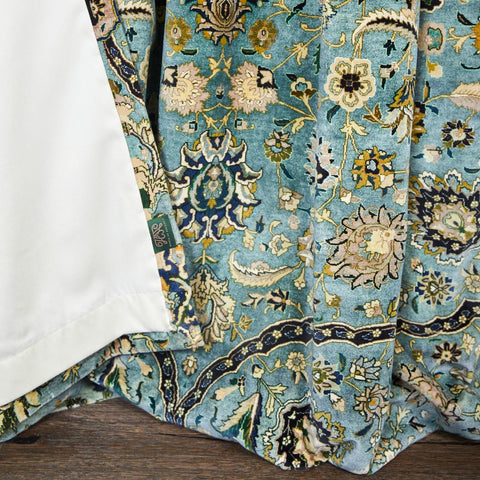 ZANJAN Velvet Curtain - Sapphire secondary image