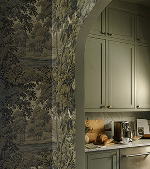 HOLLYHOCKS Cotton Linen Curtain - Summer | House of Hackney