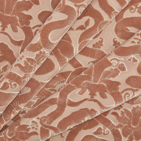 ANACONDA Velvet Curtain - Dusky Pink secondary image