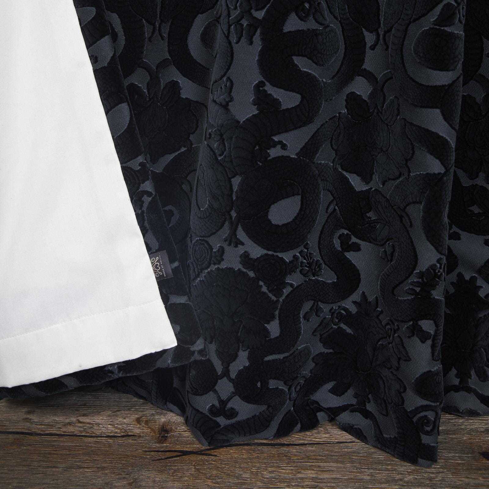 ANACONDA  Velvet Curtain - Noir