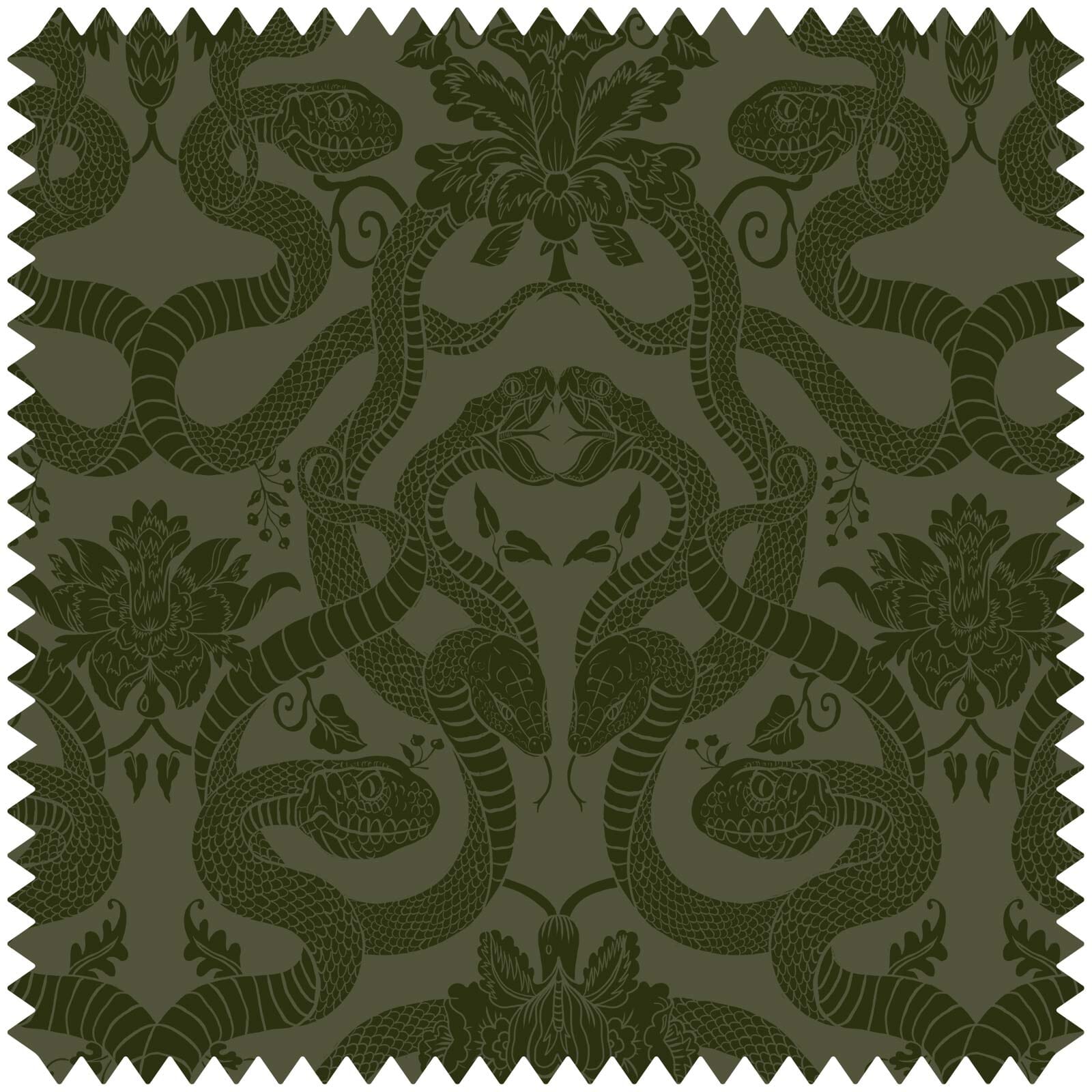 ANACONDA Velvet - Olive Green Sample