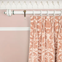 ANACONDA Velvet Curtain - Dusky Pink