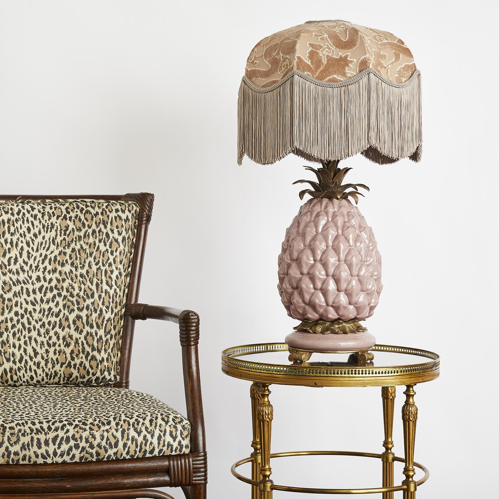 ANANAS Lampstand Quartz Pink