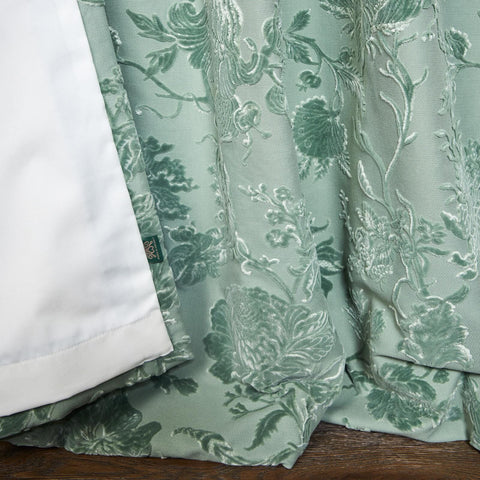 ARTEMIS Velvet Curtain - Eucalyptus secondary image