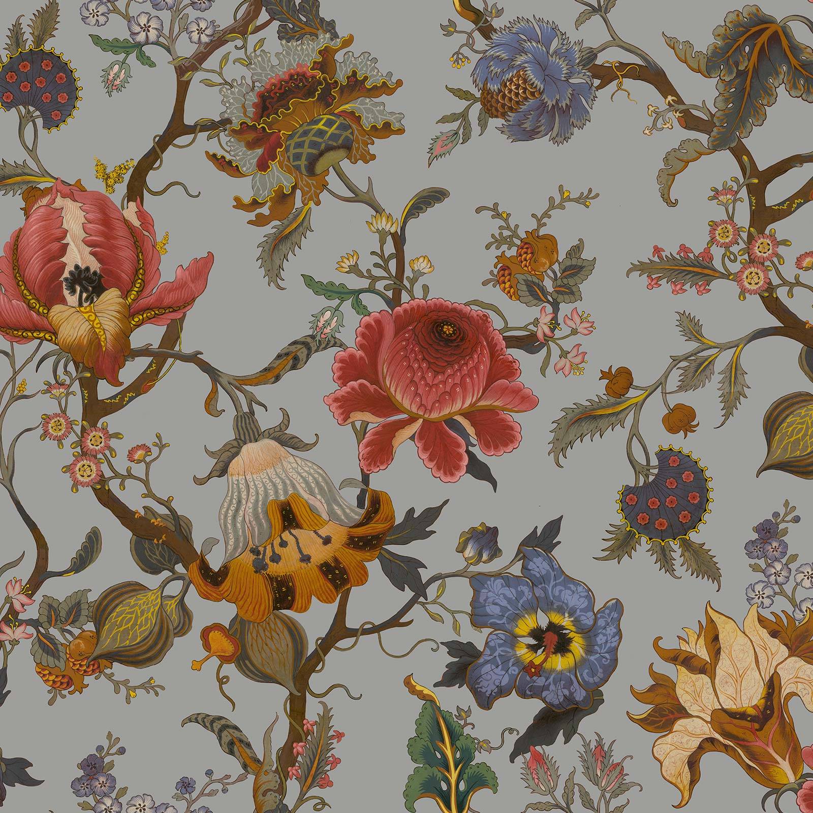 a wallpaper with flowers