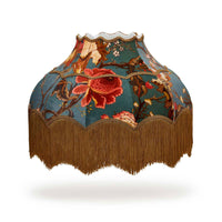 ARTEMIS Velvet Isabella Lampshade - Petrol