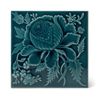 ARTEMIS ROSE Relief Tiles - Teal
