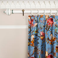 ARTEMIS Velvet Curtain - Azure