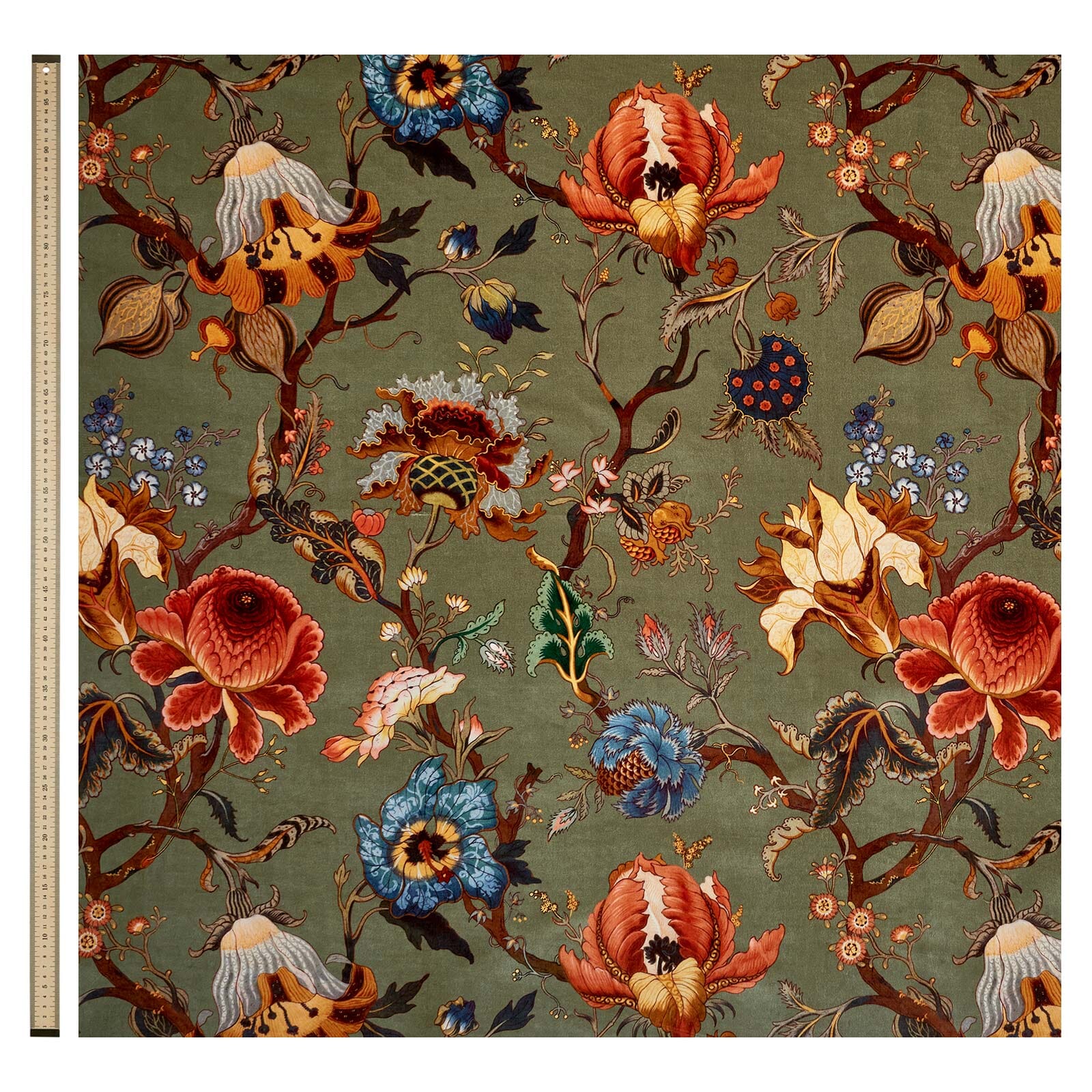 ARTEMIS Velvet Curtain - Moss Green – House of Hackney US