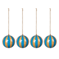 ARTIST'S STRIPE Baubles 4 pack - Carex