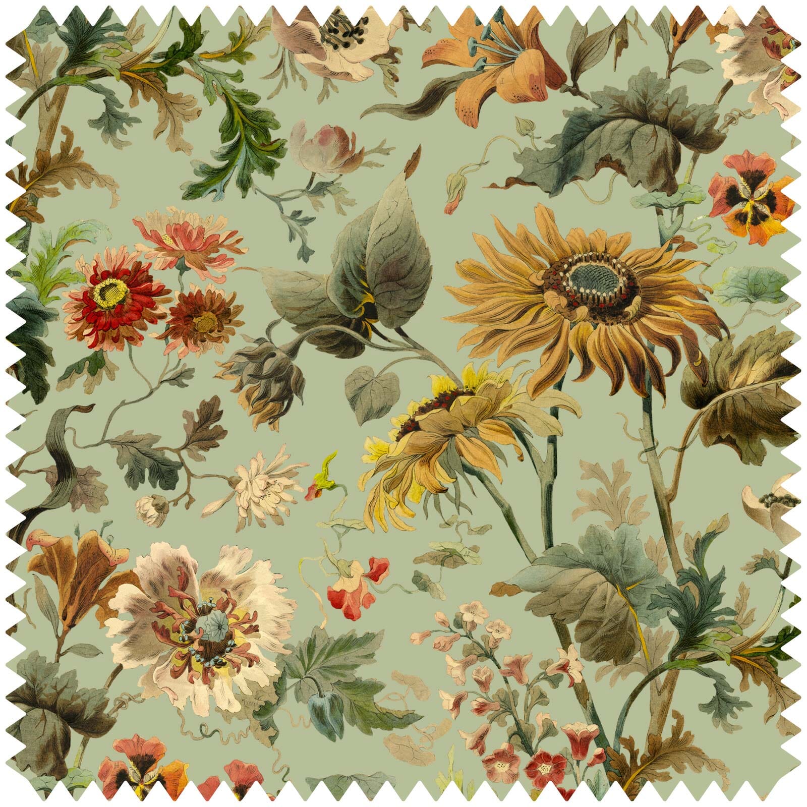 AVALON Cotton Linen - Apple Sample