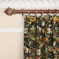 AVALON Velvet Curtain - Noir