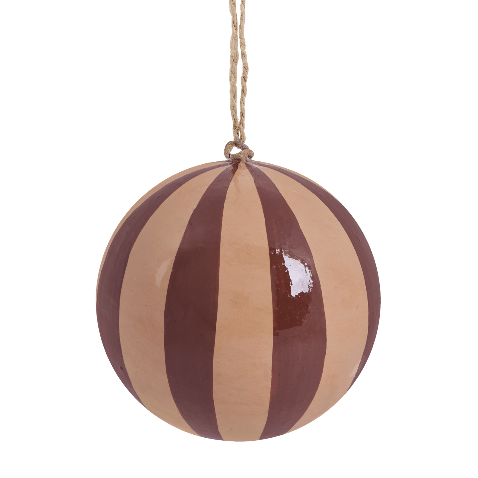 ARTIST'S STRIPE Baubles 4 pack - Pink