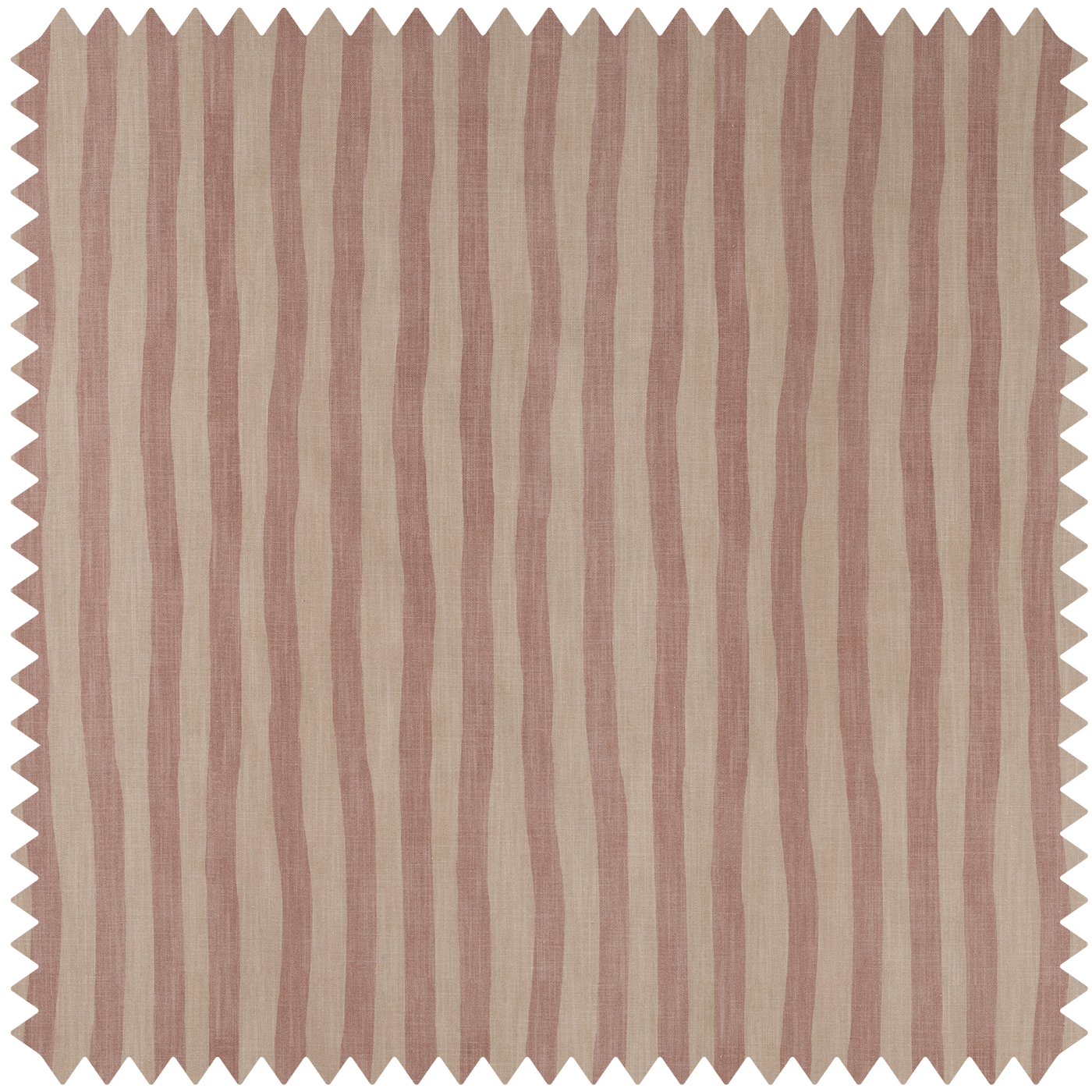 ARTIST'S STRIPE Cotton Linen - Sakura & Astrantia Sample