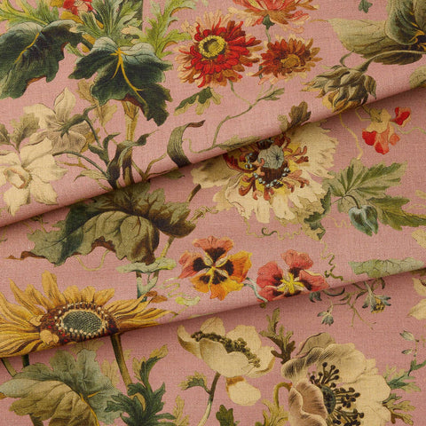 AVALON Cotton Linen Curtain - Puce Pink secondary image