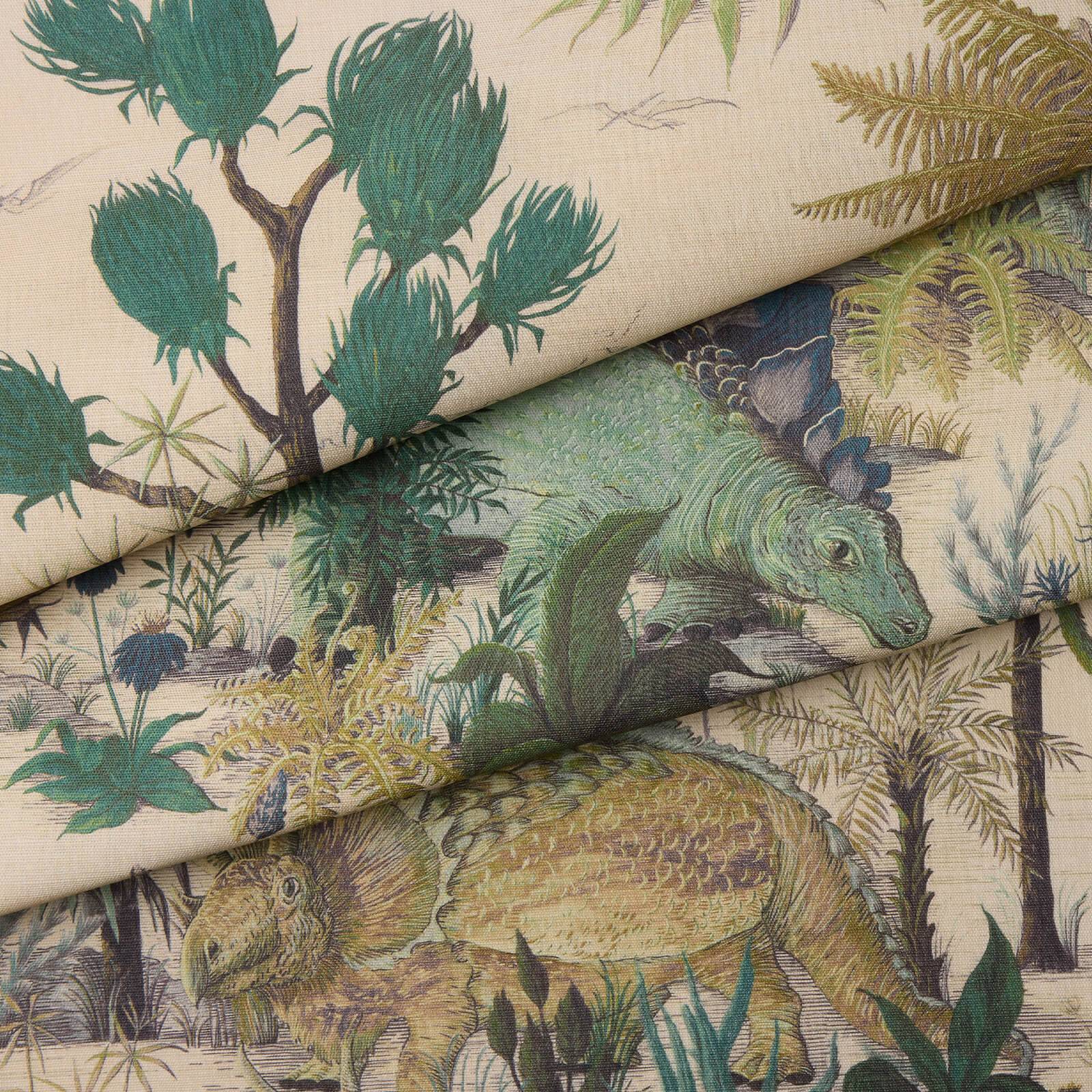 DINOSAURIA Cotton Linen Curtain - Ecru