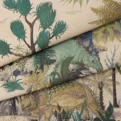 DINOSAURIA Cotton Linen Curtain - Ecru secondary image
