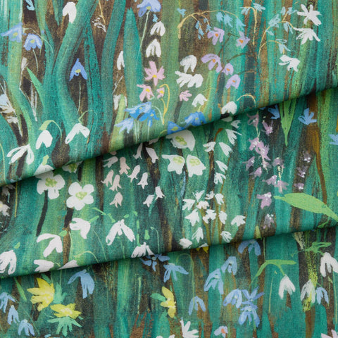 GALANTHI Cotton Linen Curtain - Viridis secondary image