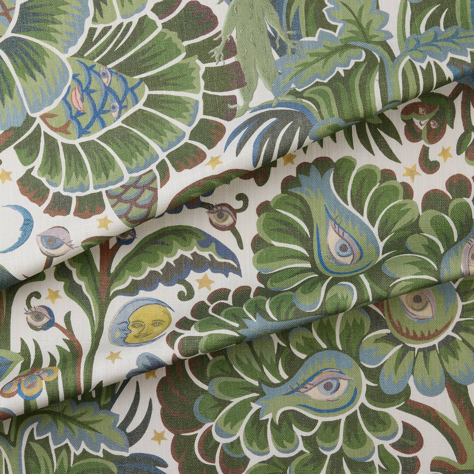 MOON GARDEN Cotton Linen Curtain - Verde
