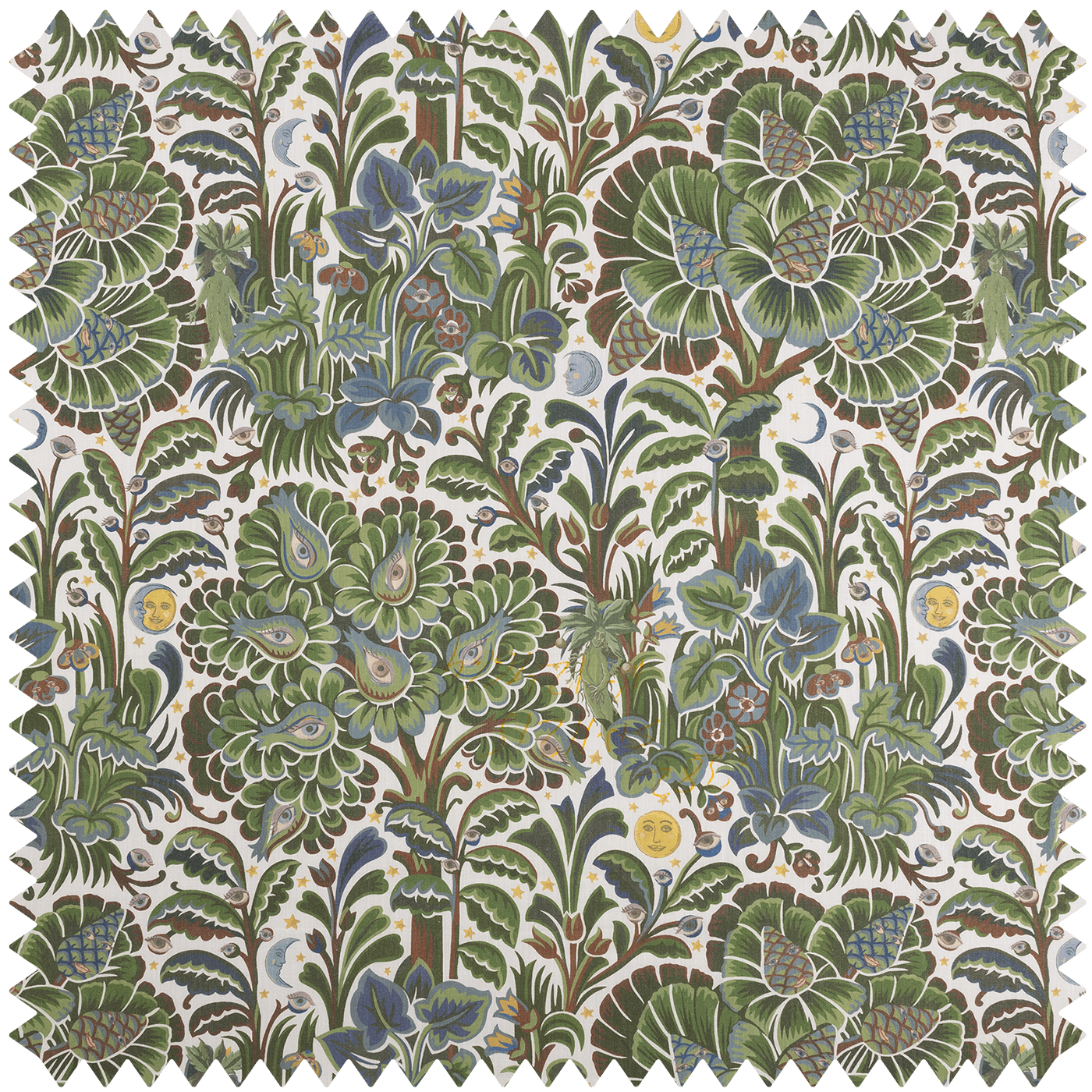 MOON GARDEN Cotton Linen - Verde