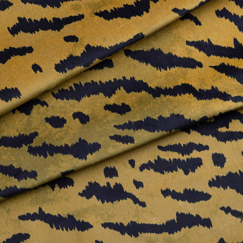 TIGRE Velvet Curtain - Taupe secondary image