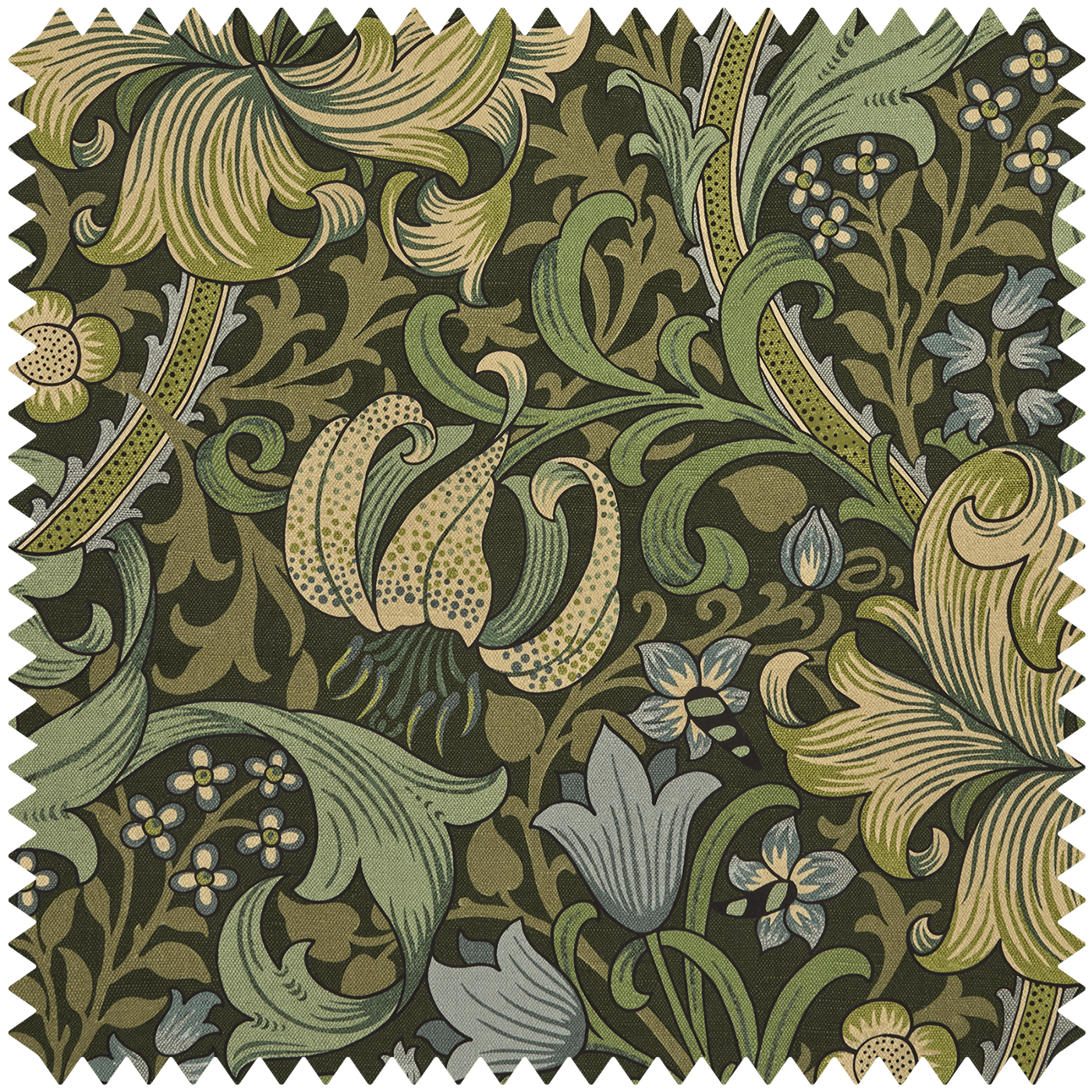 GOLDEN LILY MAGNA Velvet - Verde Sample