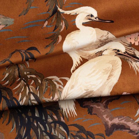 ZEUS Velvet Curtain - Tobacco secondary image