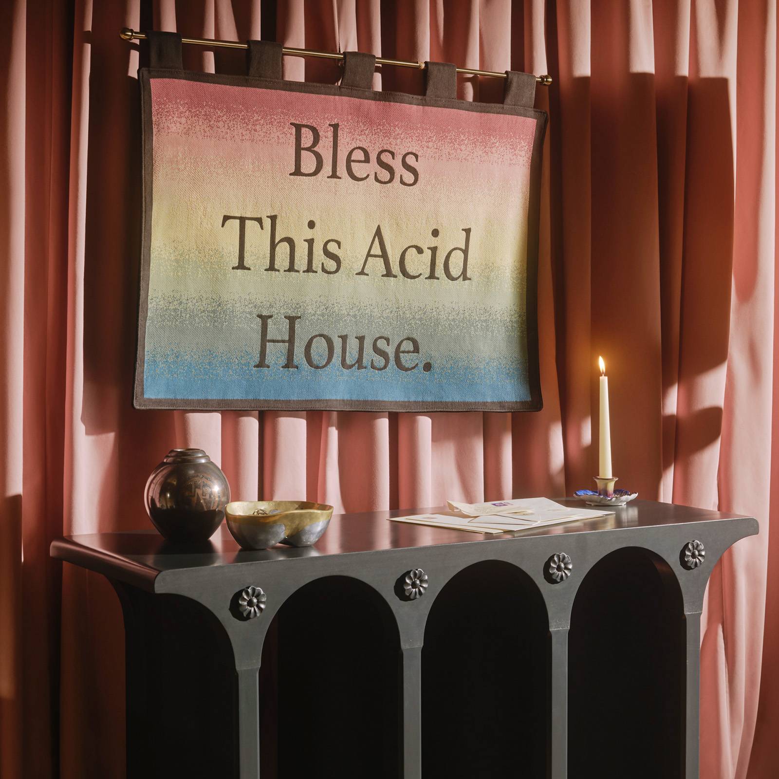 BLESS THIS ACID HOUSE Jeremy Deller Banner - Iridis