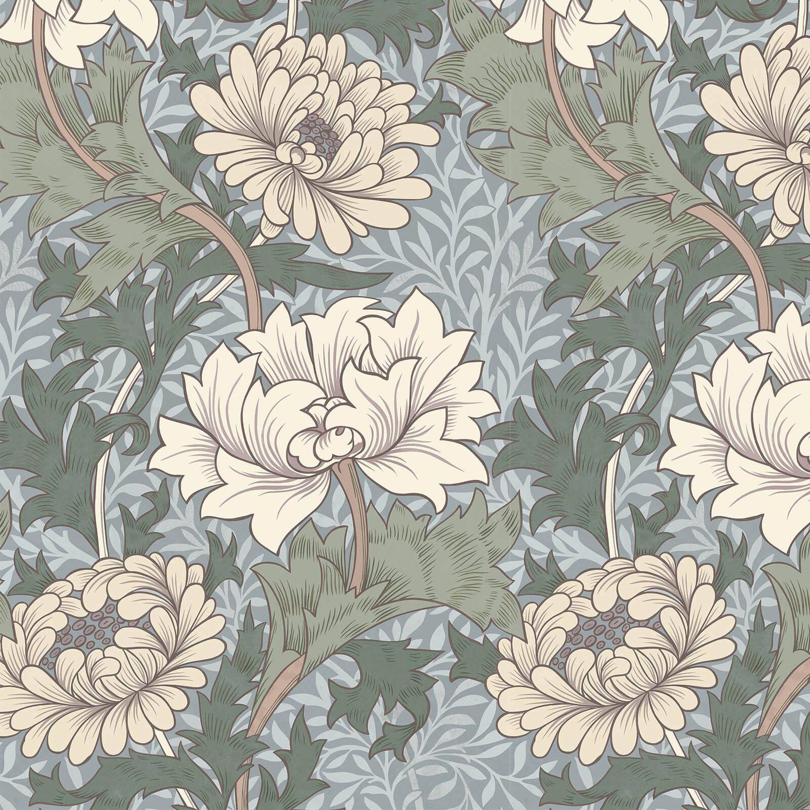 CHRYSANTHEMUM MAGNA Wallpaper - Byzantine – House of Hackney US