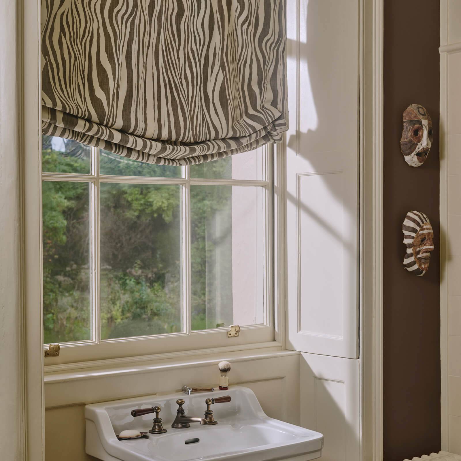 DAZZLE Cotton Linen Blind - Cedar
