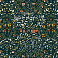 BLACKTHORN Wallpaper - Billiard Green